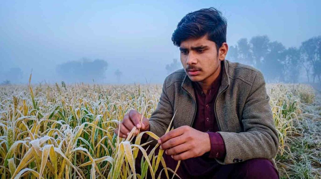 Frost Damage on Wheat Crop in Pakistan