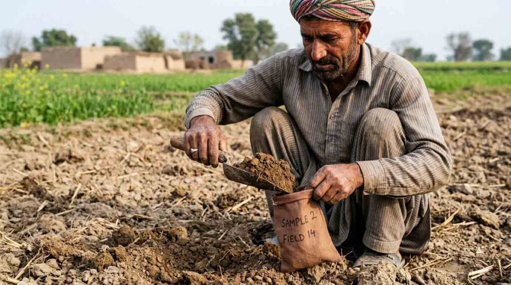Soil Testing Method for Beginner Farmers in Pakistan