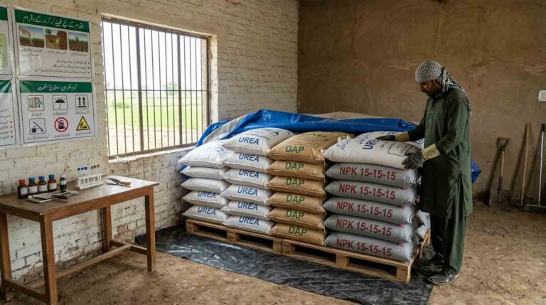 “Complete Guide to Safe Fertilizer Storage and Usage in Pakistan